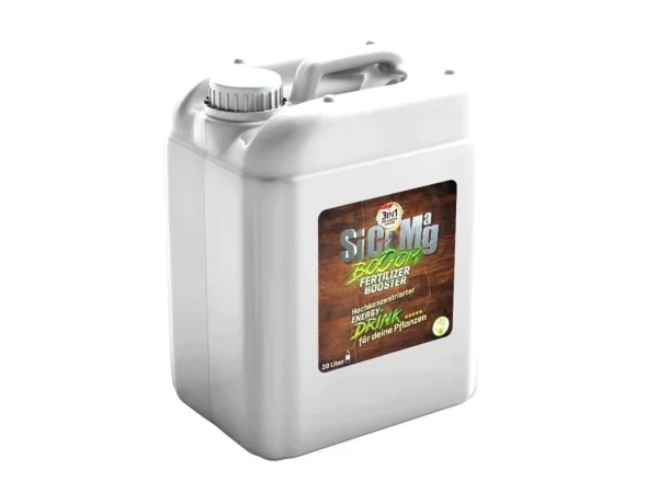 SiCaMag BoOoM - 3-in-1 Pflanzenbooster mit Silizium, Kalzium & Magnesium - 10 Liter Kanister